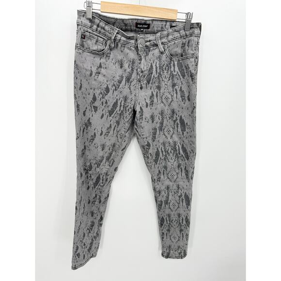Dear John Gisele Grey Printed High Waisted Skinny Jeans Women's Size 28 - Picture 11 of 11